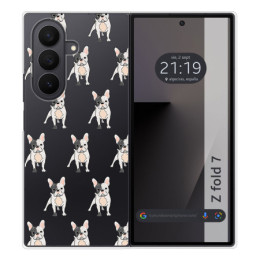 Funda Silicona para Samsung Galaxy Z Fold 7 5G diseño Perros 12 Dibujos