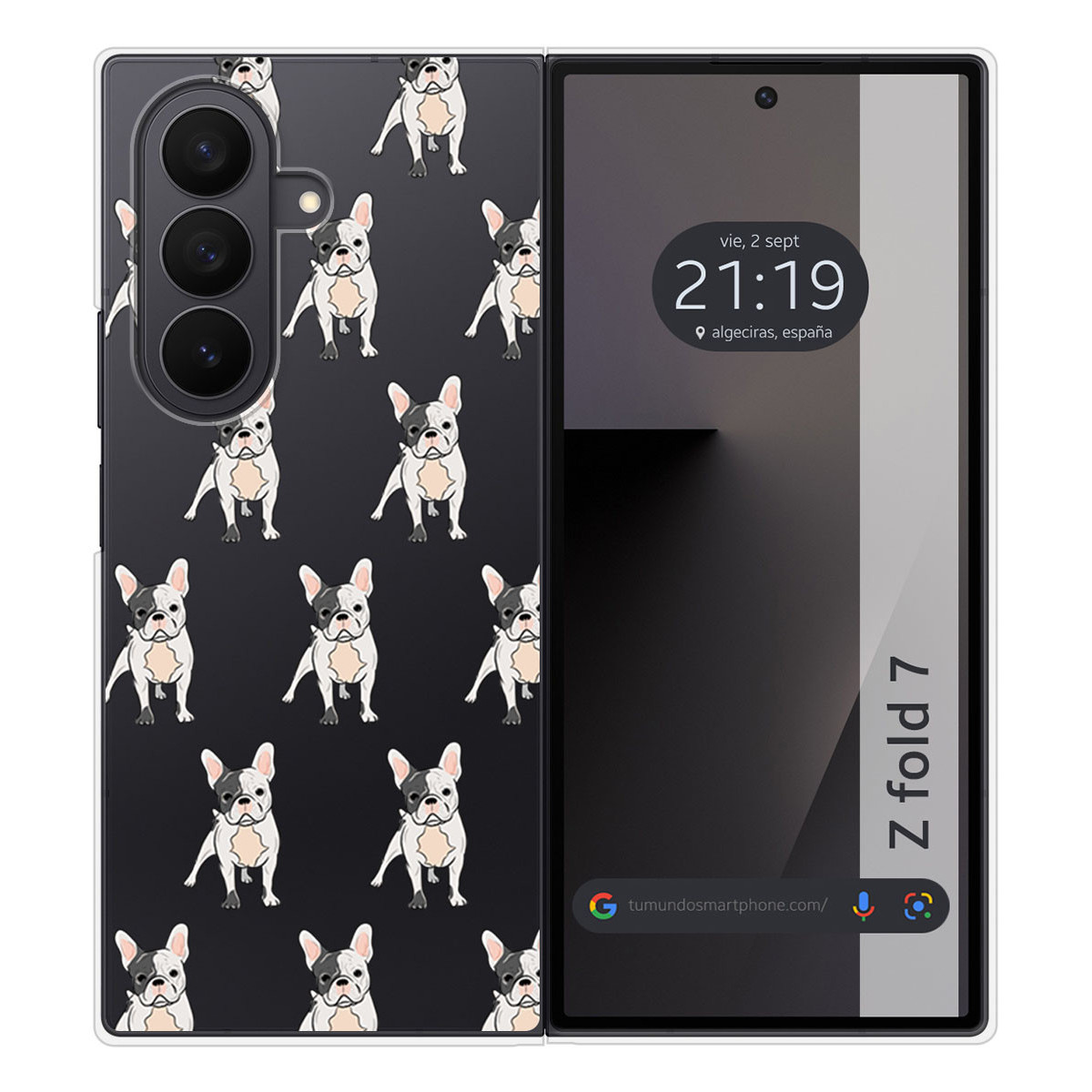 Funda Silicona para Samsung Galaxy Z Fold 7 5G diseño Perros 12 Dibujos
