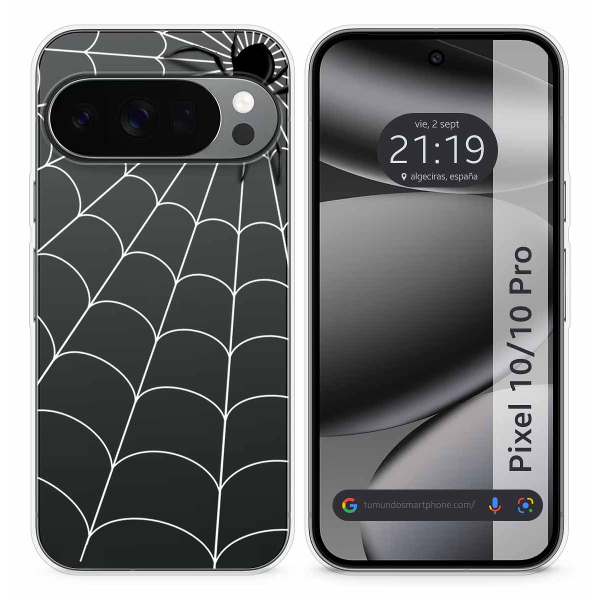 Funda Silicona Transparente para Google Pixel...