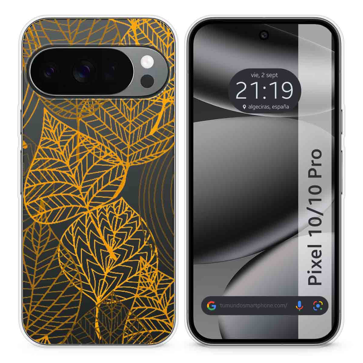 Funda Silicona Transparente para Google Pixel...