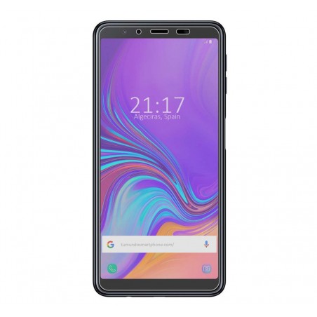Protector Cristal Templado para Samsung Galaxy A7 (2018) Vidrio