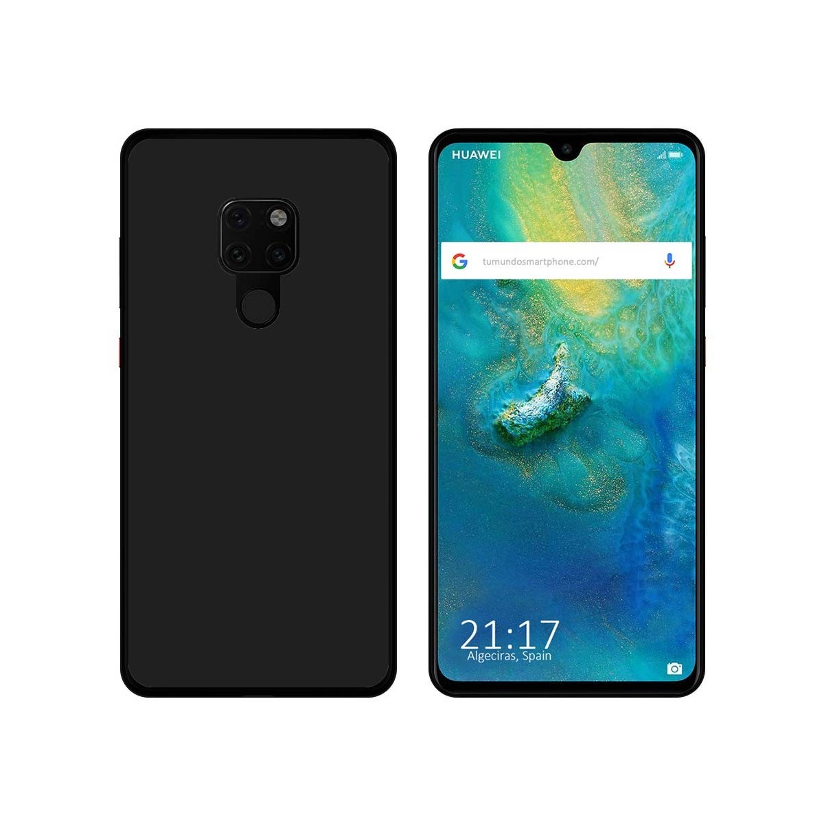 Funda Gel Tpu para Huawei Mate 20 Color Negra