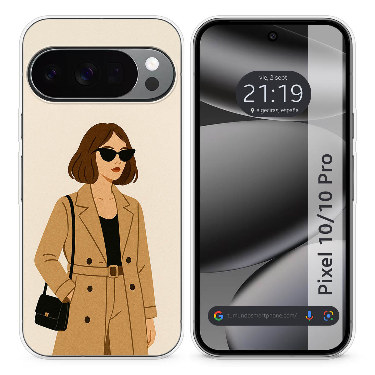 Funda Silicona para Google Pixel 10 / 10 Pro 5G...