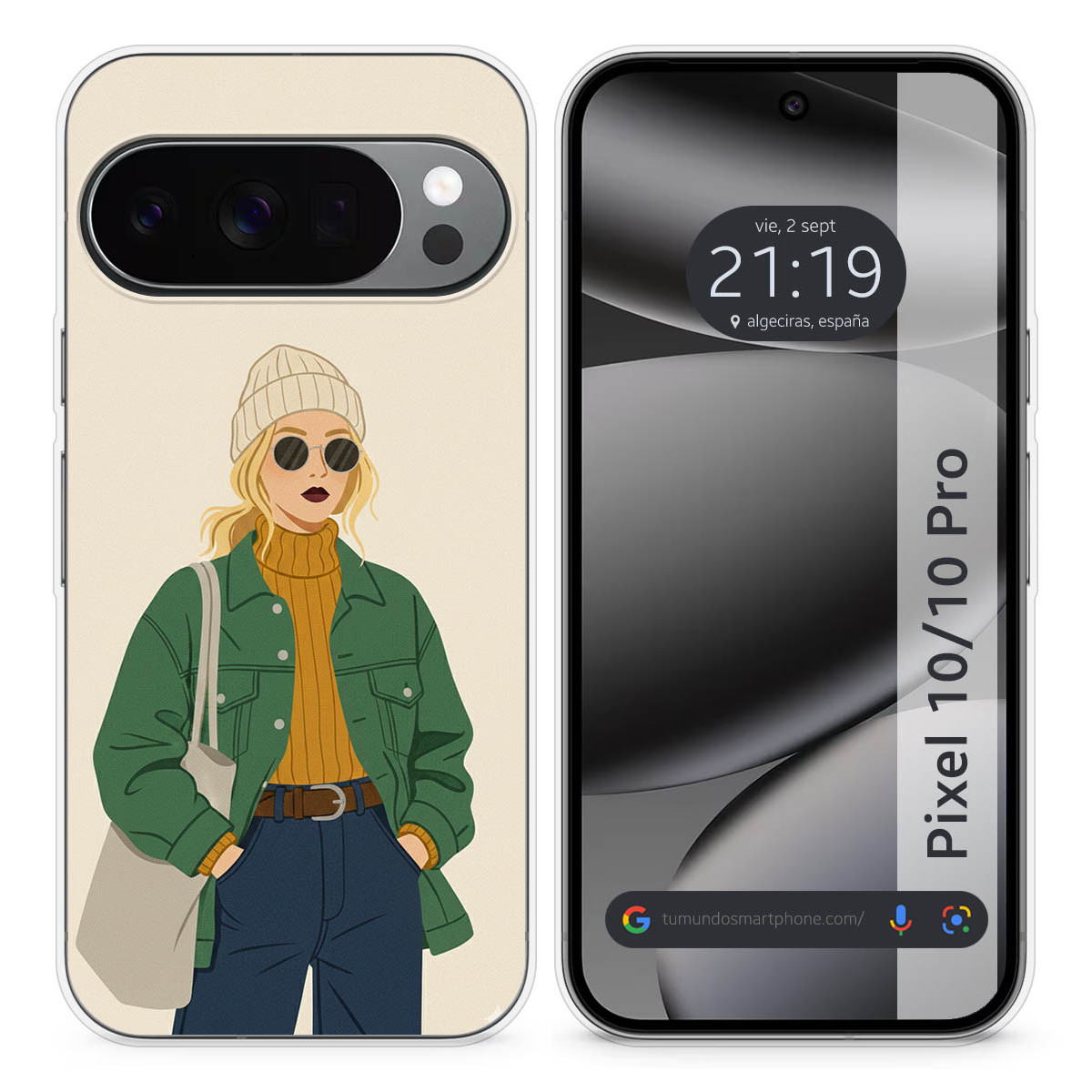 Funda Silicona para Google Pixel 10 / 10 Pro 5G...