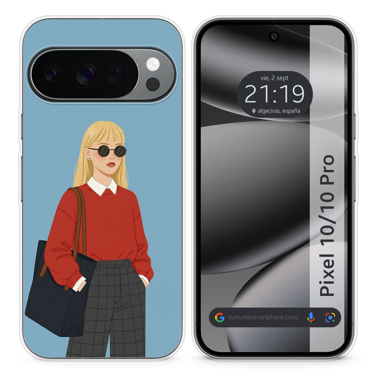 Funda Silicona para Google Pixel 10 / 10 Pro 5G...