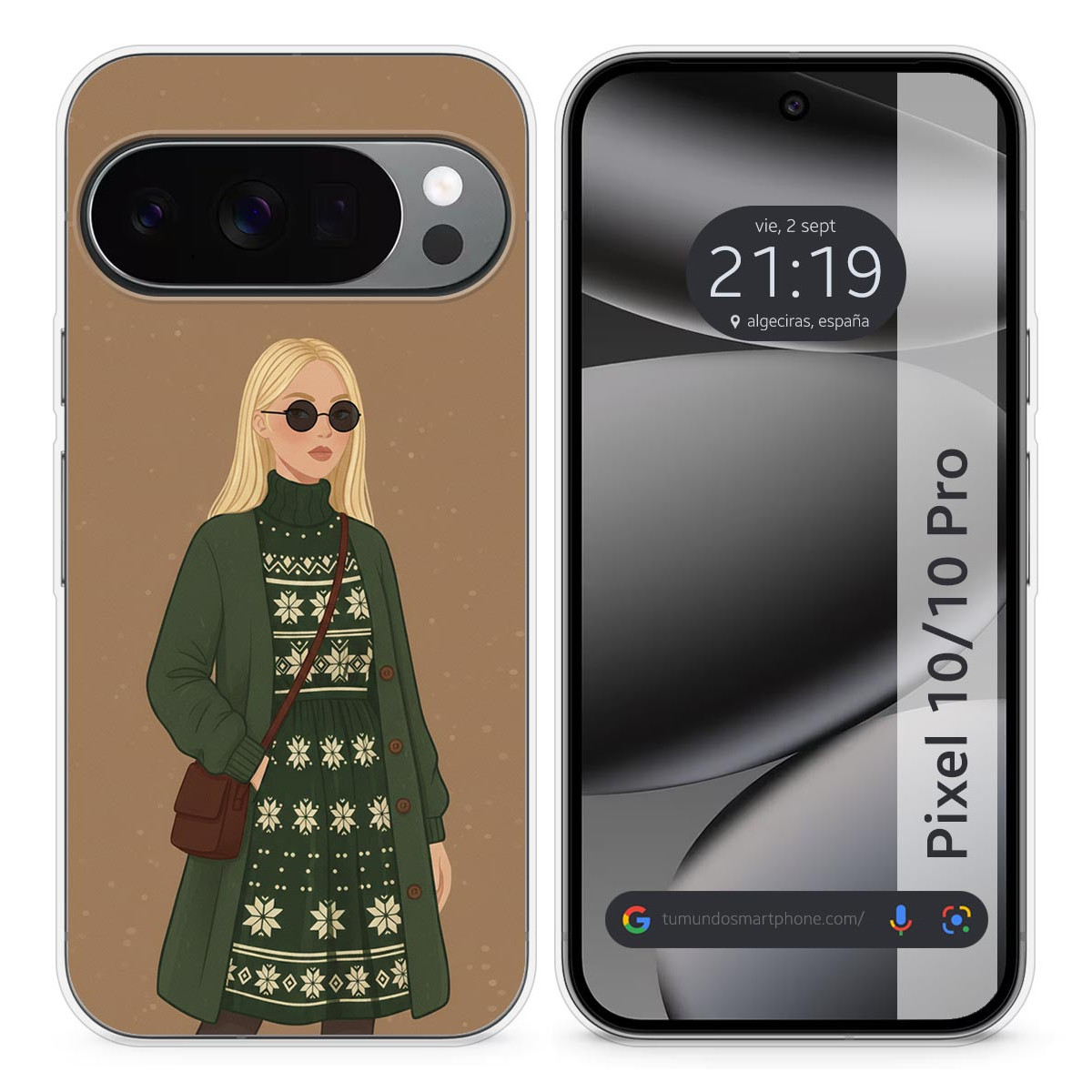 Funda Silicona para Google Pixel 10 / 10 Pro 5G...