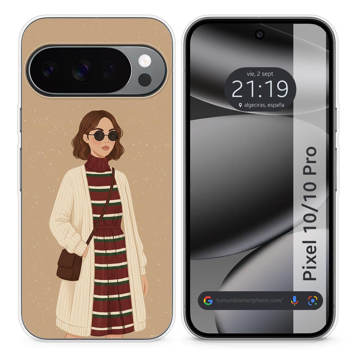 Funda Silicona para Google Pixel 10 / 10 Pro 5G...