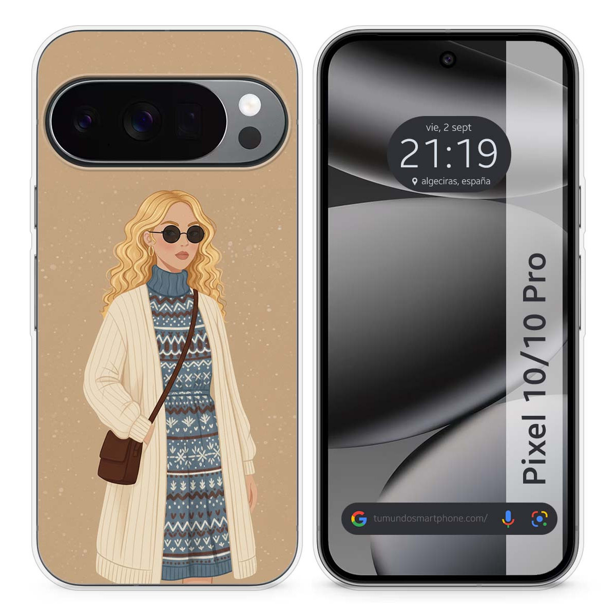 Funda Silicona para Google Pixel 10 / 10 Pro 5G...