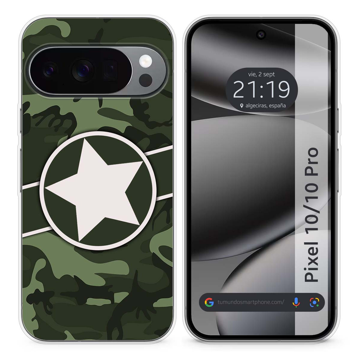 Funda Silicona para Google Pixel 10 / 10 Pro 5G...