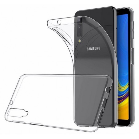 Funda Gel Tpu Fina Ultra-Thin 0,5mm Transparente para Samsung Galaxy A7 (2018)