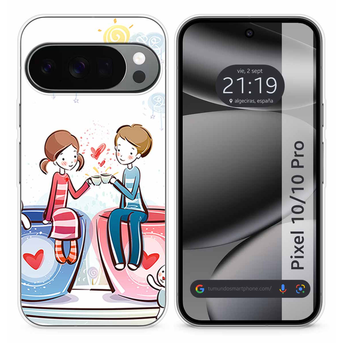 Funda Silicona para Google Pixel 10 / 10 Pro 5G...