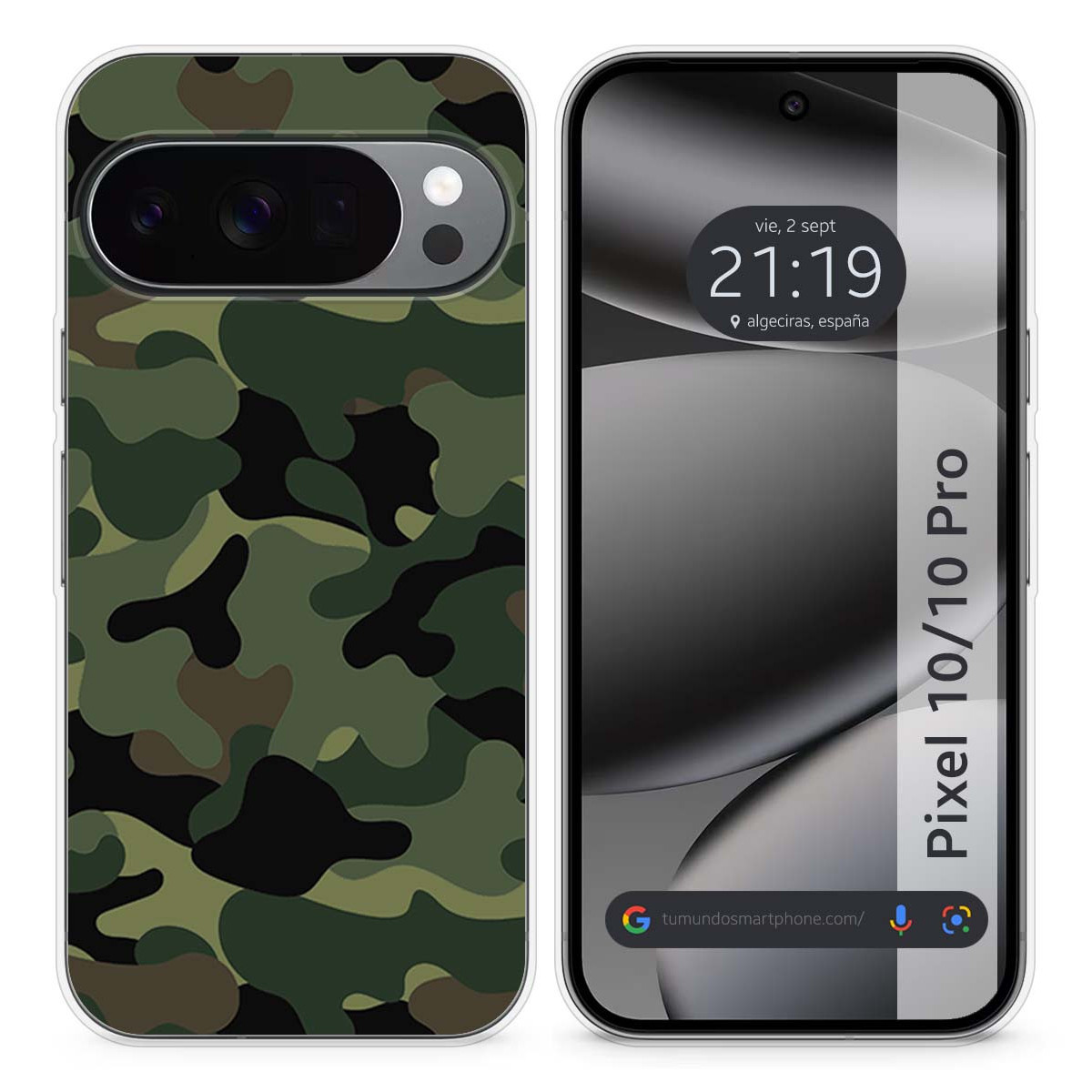 Funda Silicona para Google Pixel 10 / 10 Pro 5G...