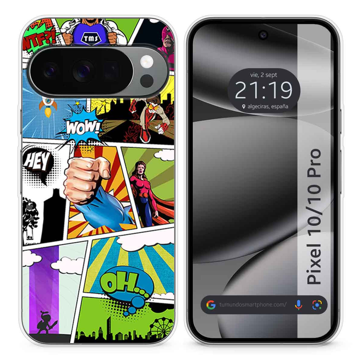 Funda Silicona para Google Pixel 10 / 10 Pro 5G...