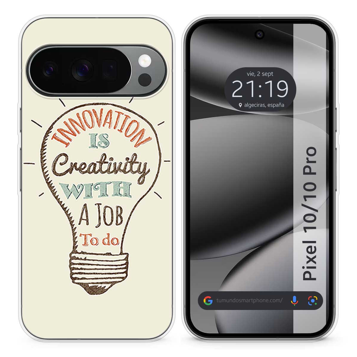 Funda Silicona para Google Pixel 10 / 10 Pro 5G...