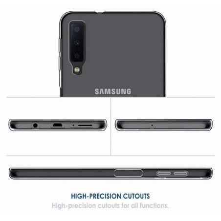 Funda Gel Tpu Fina Ultra-Thin 0,5mm Transparente para Samsung Galaxy A7 (2018)