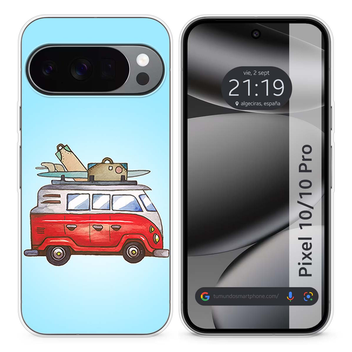 Funda Silicona para Google Pixel 10 / 10 Pro 5G...