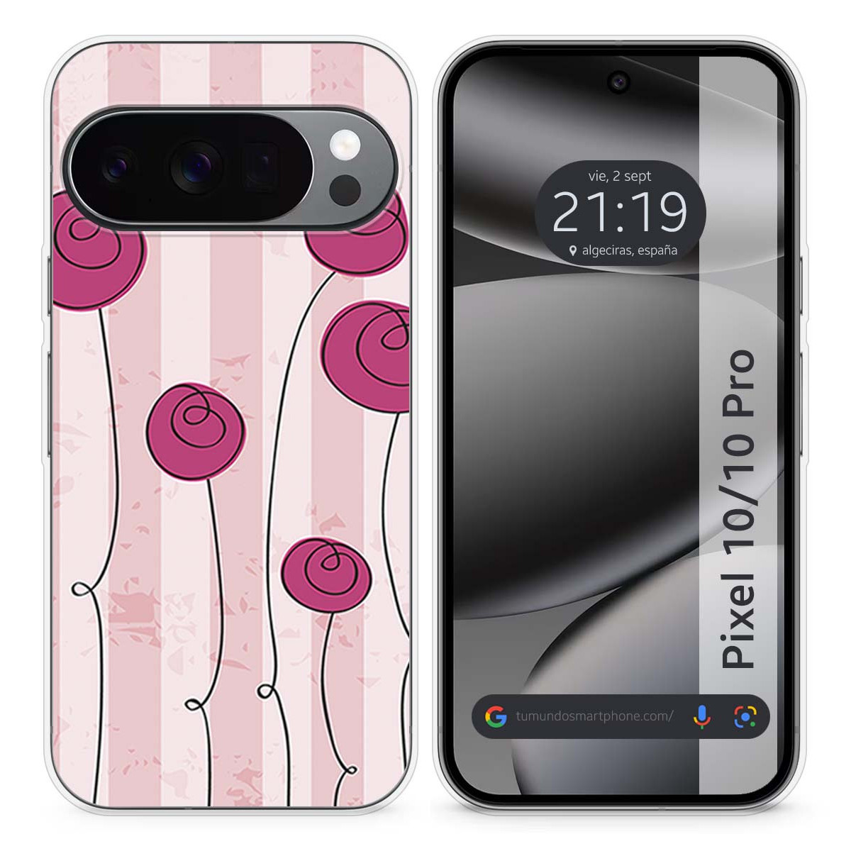 Funda Silicona para Google Pixel 10 / 10 Pro 5G...