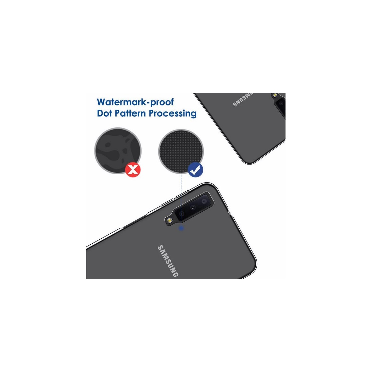 Funda Gel Tpu Fina Ultra-Thin 0,5mm Transparente para Samsung Galaxy A7 (2018)