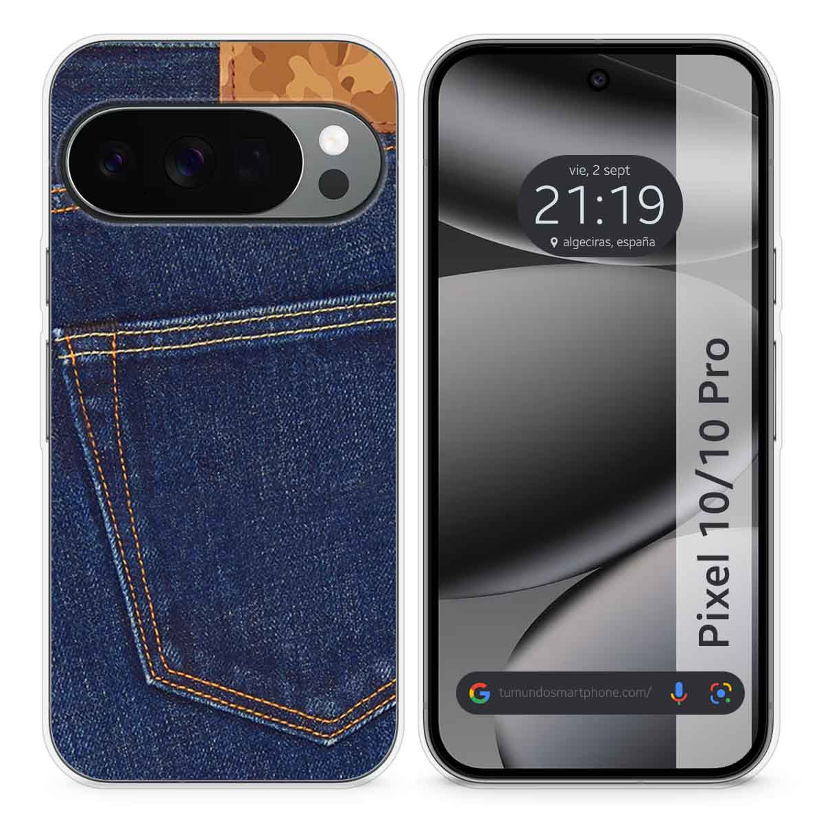 Funda Silicona para Google Pixel 10 / 10 Pro 5G...