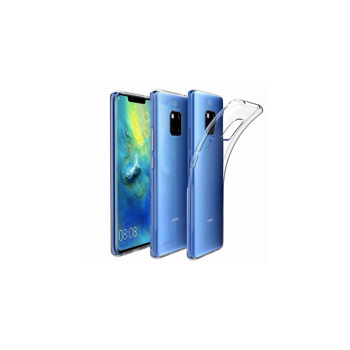 Funda Gel Tpu Fina Ultra-Thin 0,5mm Transparente para Huawei Mate 20 Pro