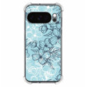 Funda Silicona Antigolpes para Google Pixel 10 / 10 Pro 5G diseño Flores 03 Dibujos