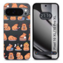 Funda Silicona Transparente para Google Pixel 10 Pro XL 5G diseño Capibara 01 Dibujos