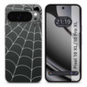 Funda Silicona Transparente para Google Pixel 10 Pro XL 5G diseño Araña Dibujos