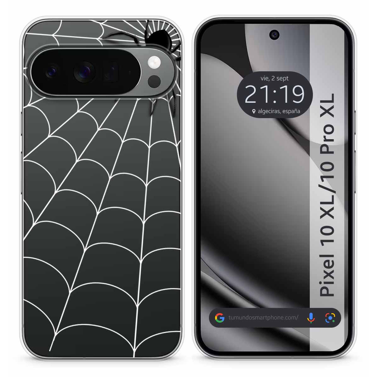 Funda Silicona Transparente para Google Pixel...