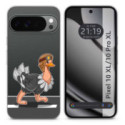 Funda Silicona Transparente para Google Pixel 10 Pro XL 5G diseño Avestruz Dibujos