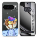 Funda Silicona Transparente para Google Pixel 10 Pro XL 5G diseño Cabra Dibujos
