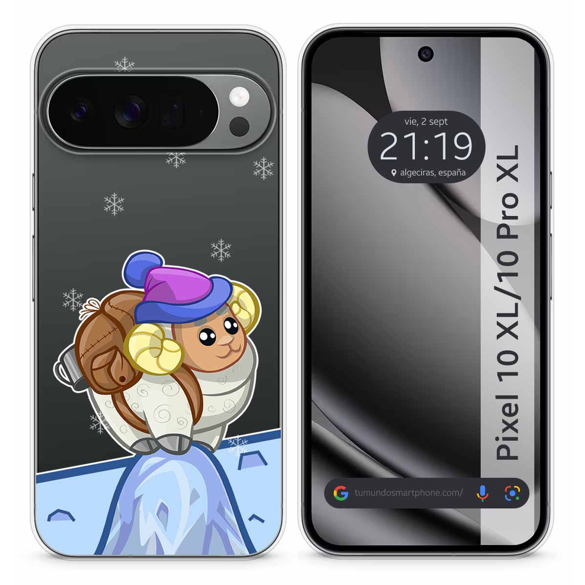 Funda Silicona Transparente para Google Pixel...