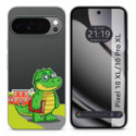 Funda Silicona Transparente para Google Pixel 10 Pro XL 5G diseño Coco Dibujos