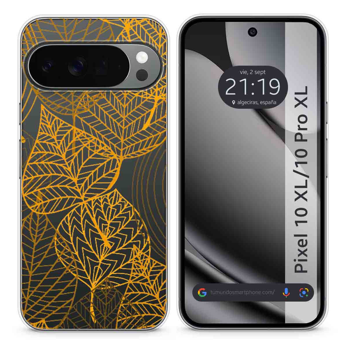 Funda Silicona Transparente para Google Pixel...