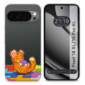 Funda Silicona Transparente para Google Pixel 10 Pro XL 5G diseño Leopardo Dibujos
