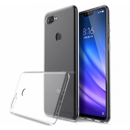 Funda Gel Tpu Fina Ultra-Thin 0,5mm Transparente para Xiaomi Mi 8 Lite