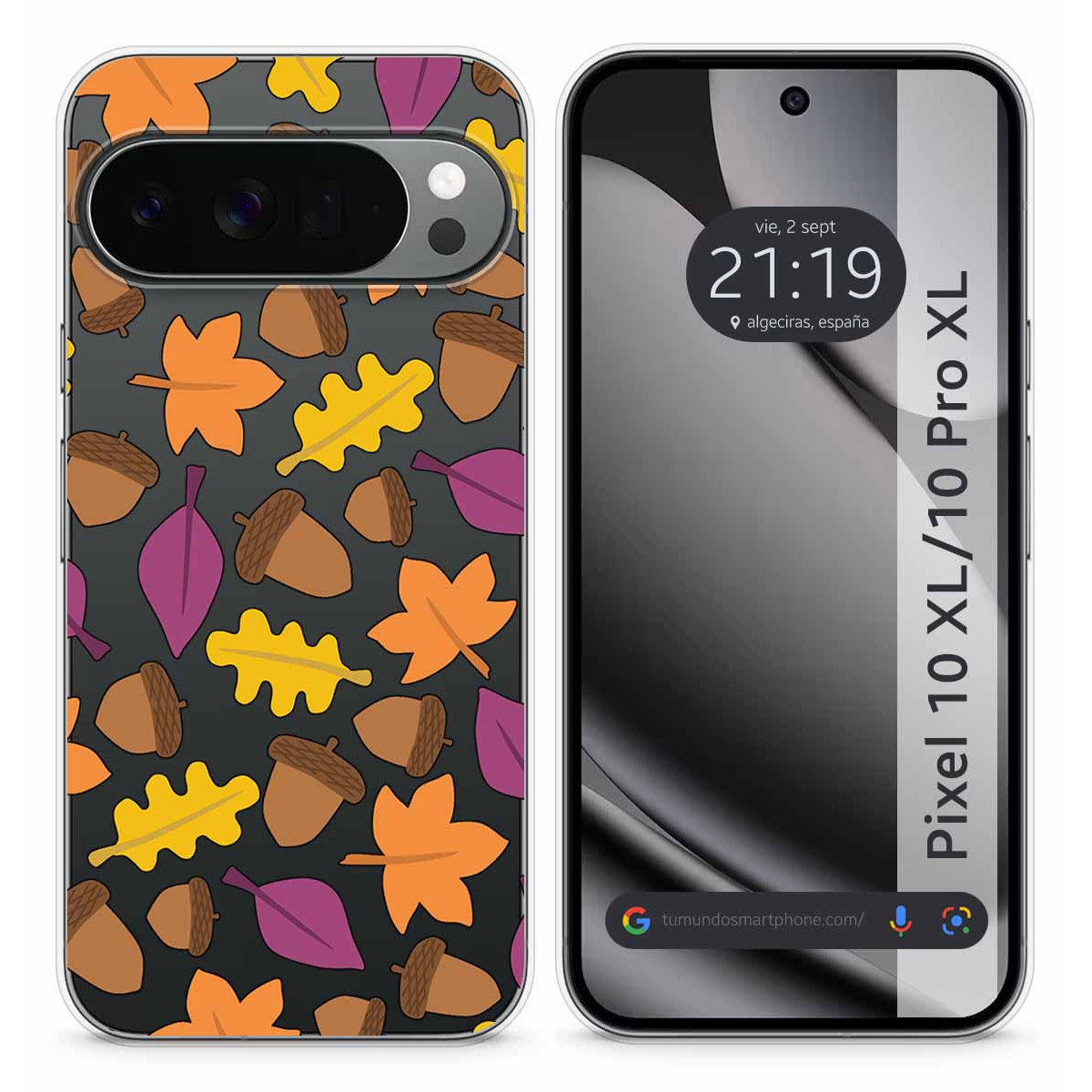 Funda Silicona Transparente para Google Pixel...