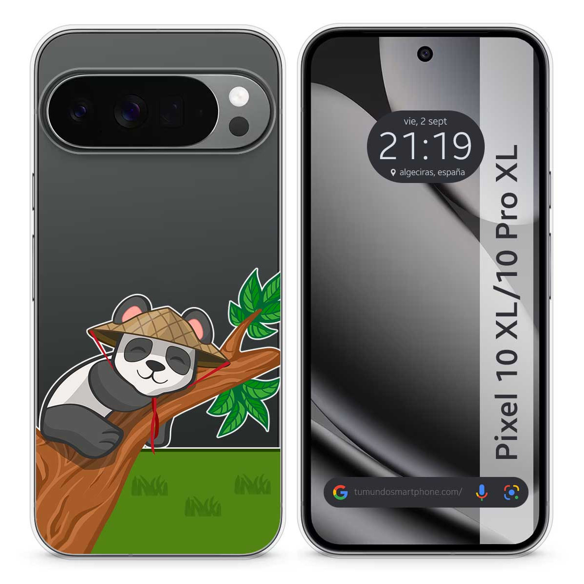 Funda Silicona Transparente para Google Pixel...