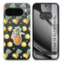 Funda Silicona Transparente para Google Pixel 10 Pro XL 5G diseño Piña Dibujos