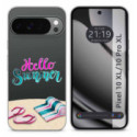 Funda Silicona Transparente para Google Pixel 10 Pro XL 5G diseño Summer Dibujos