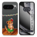 Funda Silicona Transparente para Google Pixel 10 Pro XL 5G diseño Suricata Dibujos