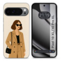 Funda Silicona para Google Pixel 10 Pro XL 5G diseño Mujer 01 Dibujos