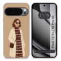 Funda Silicona para Google Pixel 10 Pro XL 5G diseño Mujer 09 Dibujos