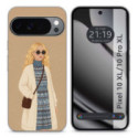 Funda Silicona para Google Pixel 10 Pro XL 5G diseño Mujer 10 Dibujos