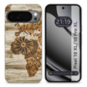 Funda Silicona para Google Pixel 10 Pro XL 5G diseño Madera 07 Dibujos