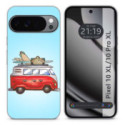 Funda Silicona para Google Pixel 10 Pro XL 5G diseño Furgoneta Dibujos