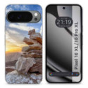 Funda Silicona para Google Pixel 10 Pro XL 5G diseño Sunset Dibujos