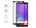 Protector Cristal Templado Frontal Completo Negro para Samsung Galaxy A7 (2018) Vidrio