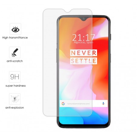 Protector Cristal Templado para Oneplus 6T Vidrio