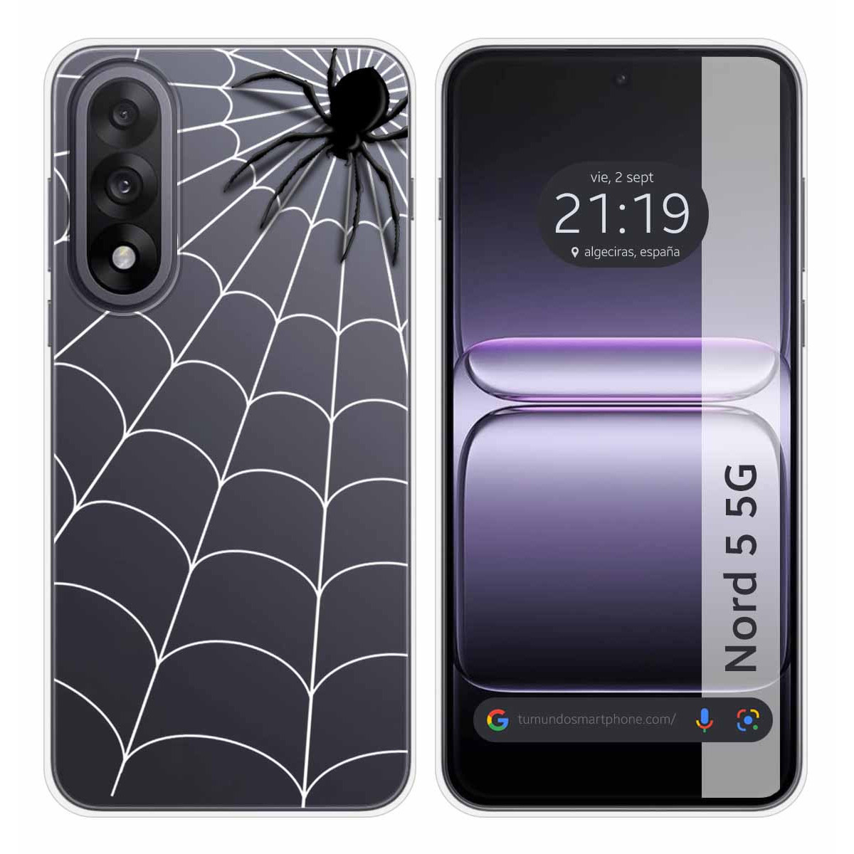 Funda Silicona Transparente para OnePlus Nord 5...