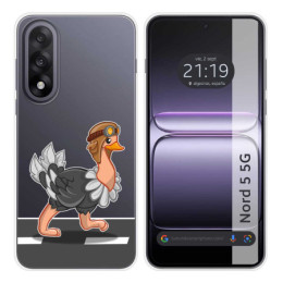 Funda Silicona Transparente para OnePlus Nord 5 5G diseño...